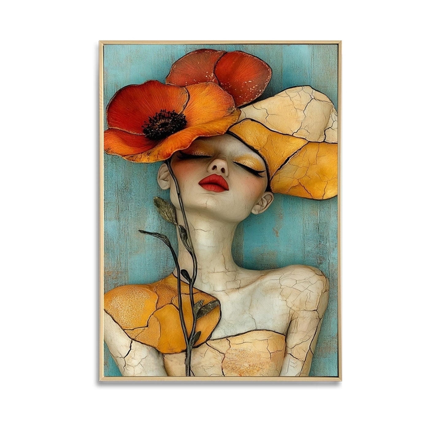 Poppy Brushed Art