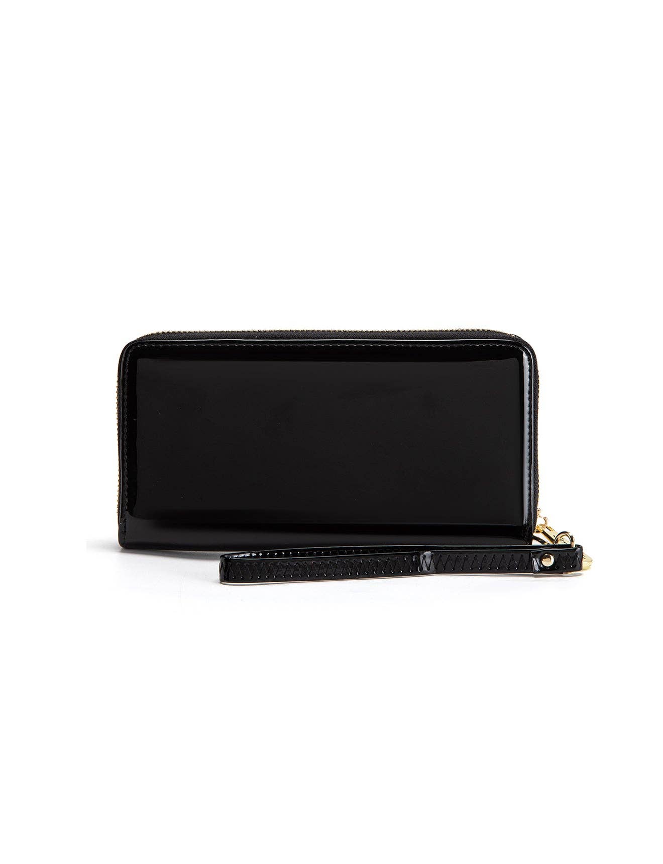 Serenade Ambretta Patent Leather Zip Around Wallet – RFID Protected