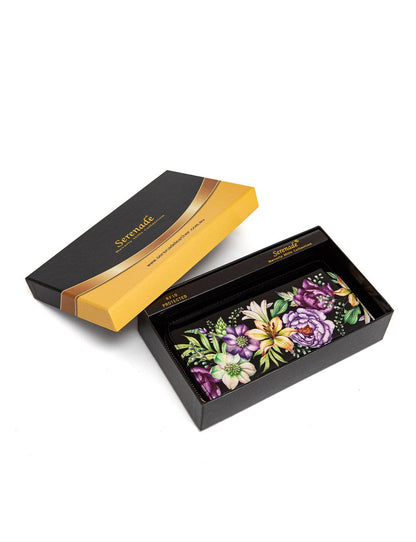 Serenade Ambretta Patent Leather Zip Around Wallet – RFID Protected