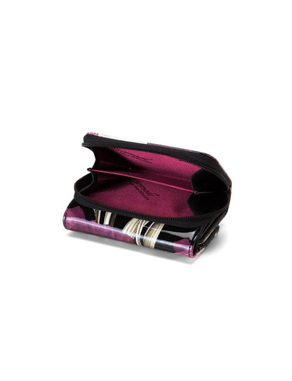 Serenade Charlotte Patent Leather Wallet – Floral Elegance