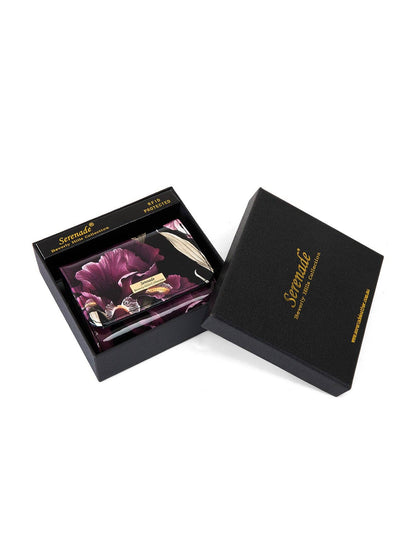Serenade Charlotte Patent Leather Wallet – Floral Elegance