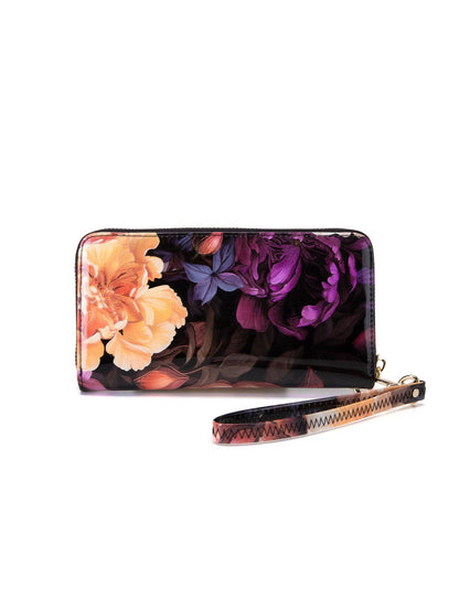 Serenade Harriet Patent Leather Zip Around Wallet – RFID Protected