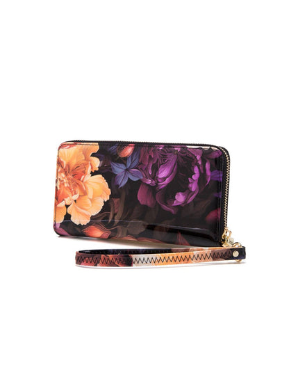 Serenade Harriet Patent Leather Zip Around Wallet – RFID Protected