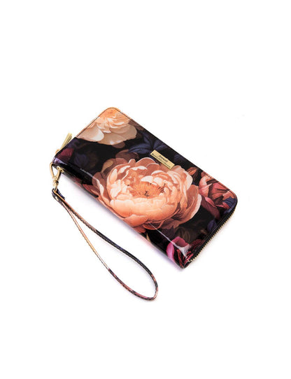 Serenade Harriet Patent Leather Zip Around Wallet – RFID Protected