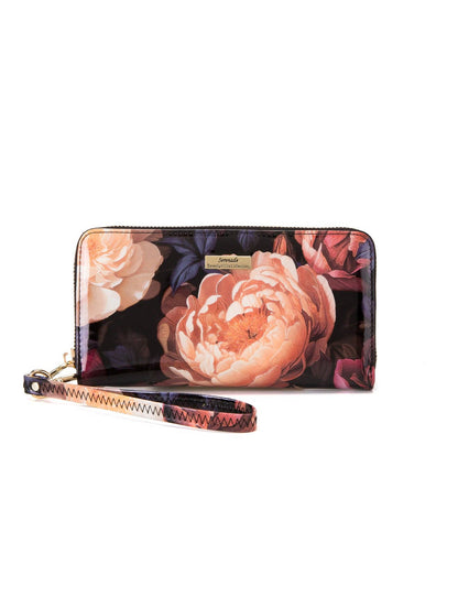 Serenade Harriet Patent Leather Zip Around Wallet – RFID Protected
