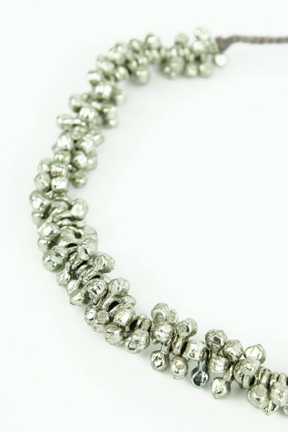 Silver Chunky Choker Necklace