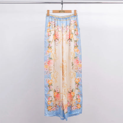 Wide Pants in Floral Designs