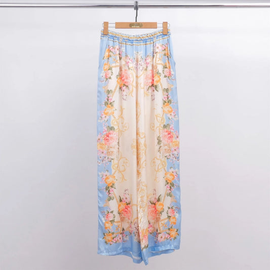 Wide Pants in Floral Designs