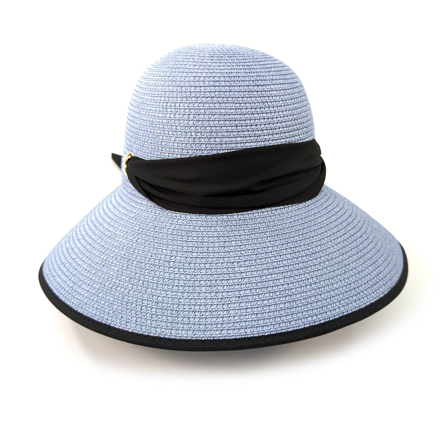 Foldable Open Back Multiway Hat - Denim Blue