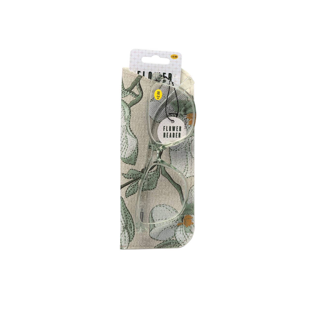 Floral Reader Ladies Reading Glasses | Cat Eye Spring Hinge | Assorted Strengths