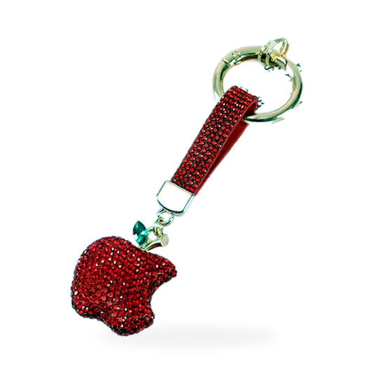Apple of My Eye Sparkling Keyring & Bag Charm