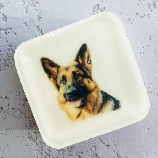 Handmade Artisan Soap | German Shepherd | Canine Charm