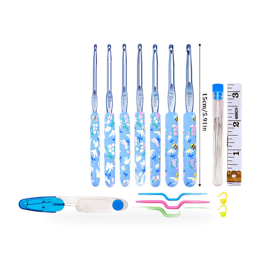 Bee Happy Crochet Hook & Accessories Set