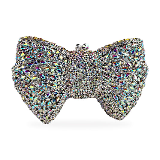 Belle Bow Rhinestone Evening Clutch