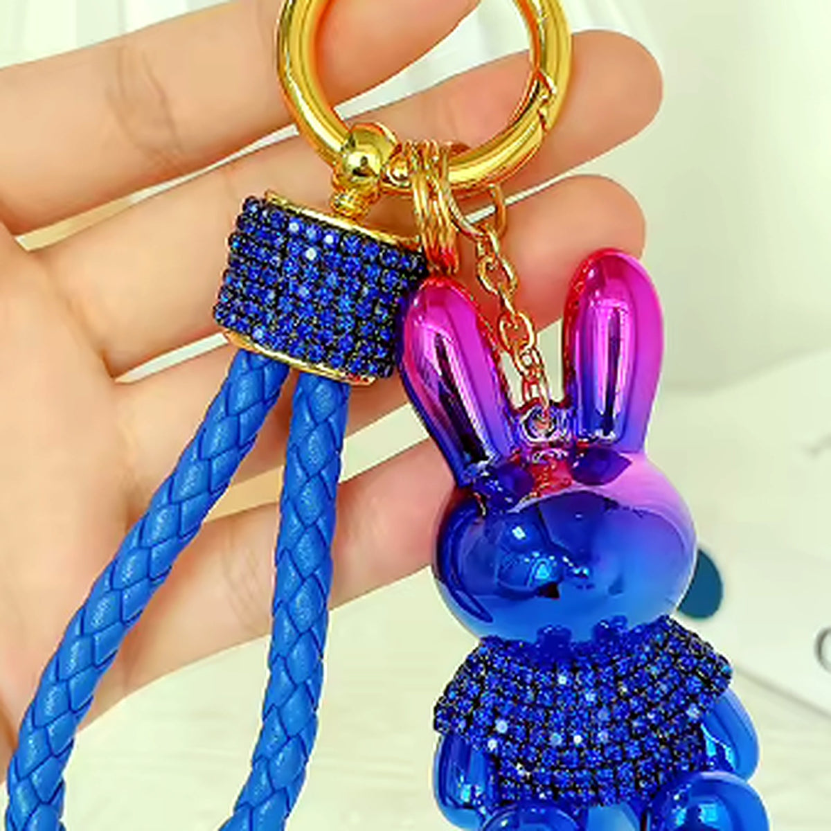 Bunny Bling Keyring & Bag Charm