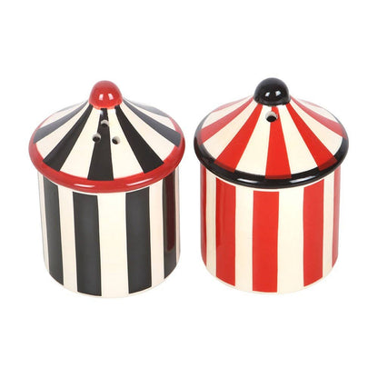 S/2 Circus Tent salt and pepper shakers