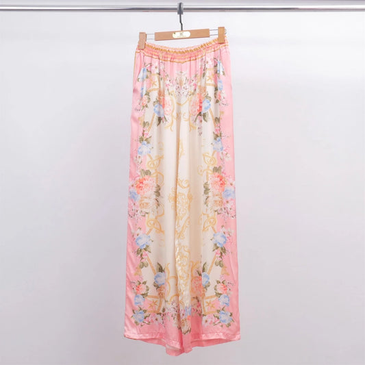 Wide Pants in Floral Designs