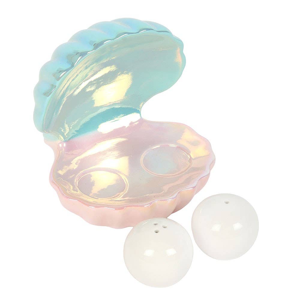Shell Salt and Pepper Shakers