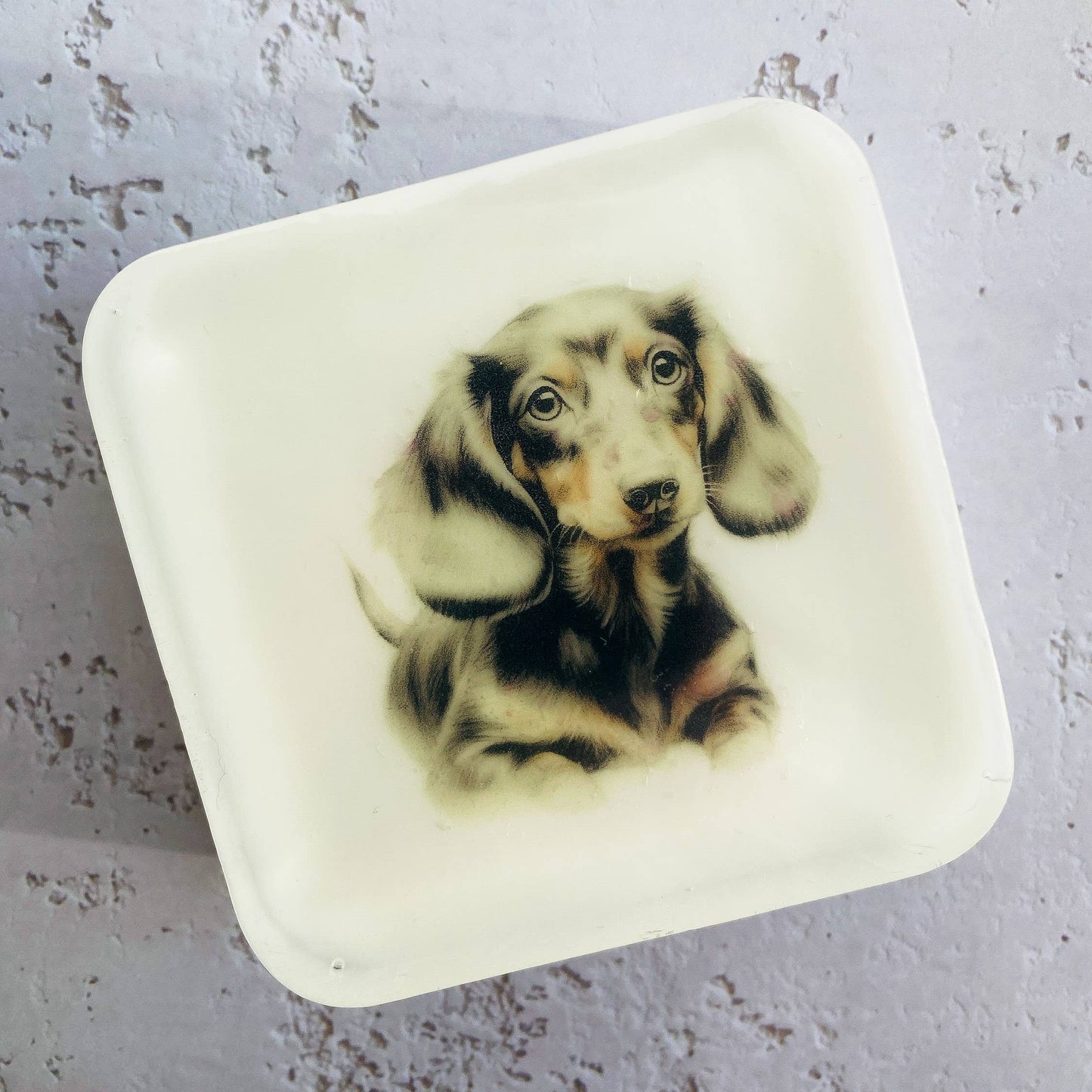 Handmade Artisan Soap | Dachshund (Black) | Canine Charm