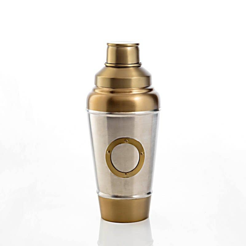 Steel and Antique Brass Shaker