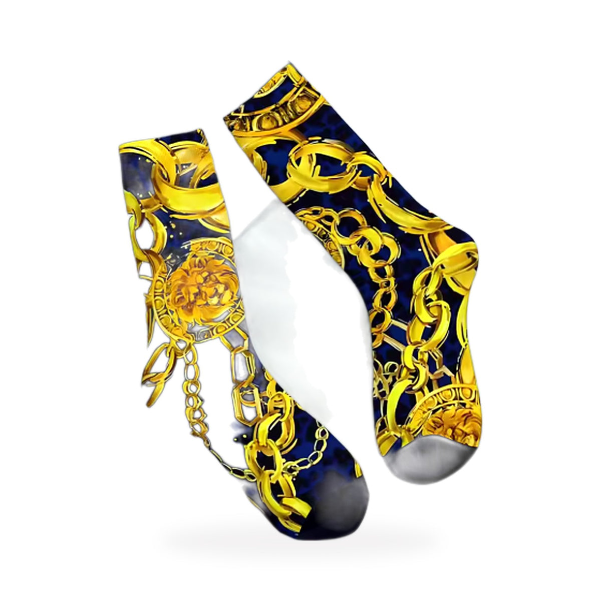 Golden Lion Baroque Crew Socks