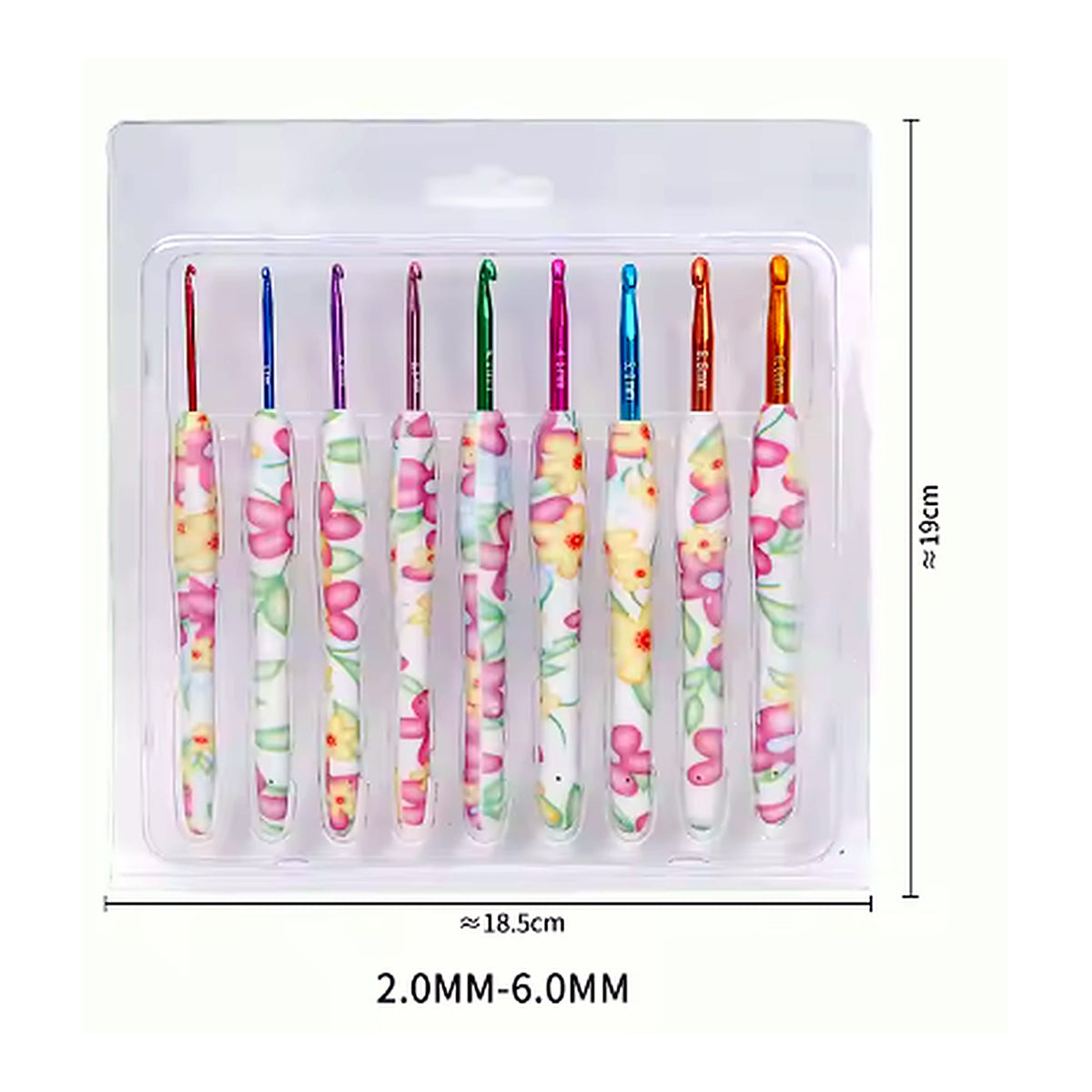 Happy Stitches Soft Grip Crochet Hook Set