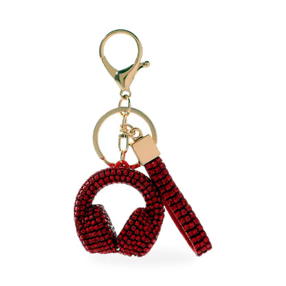 Sparkle & Sound Headphone Keyring & Bag Charm